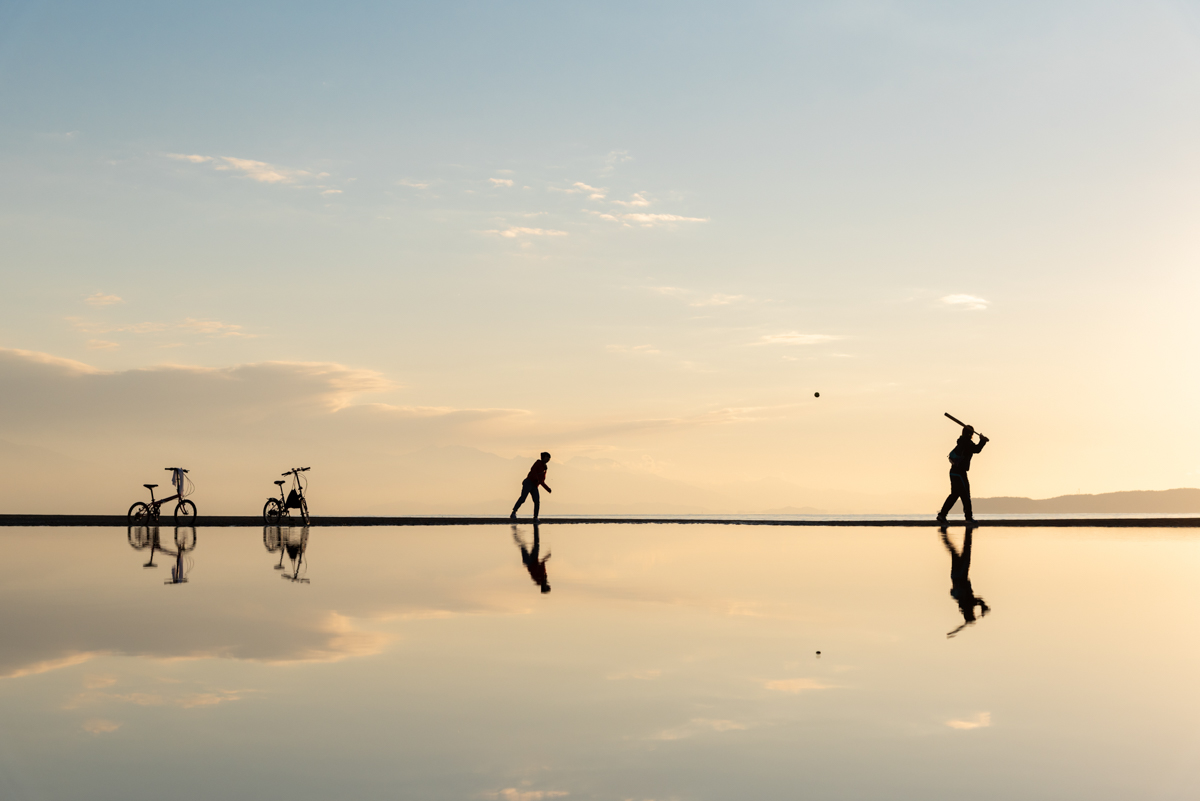 香川県カメラマン・三豊市・父母ヶ浜・水鏡の絶景