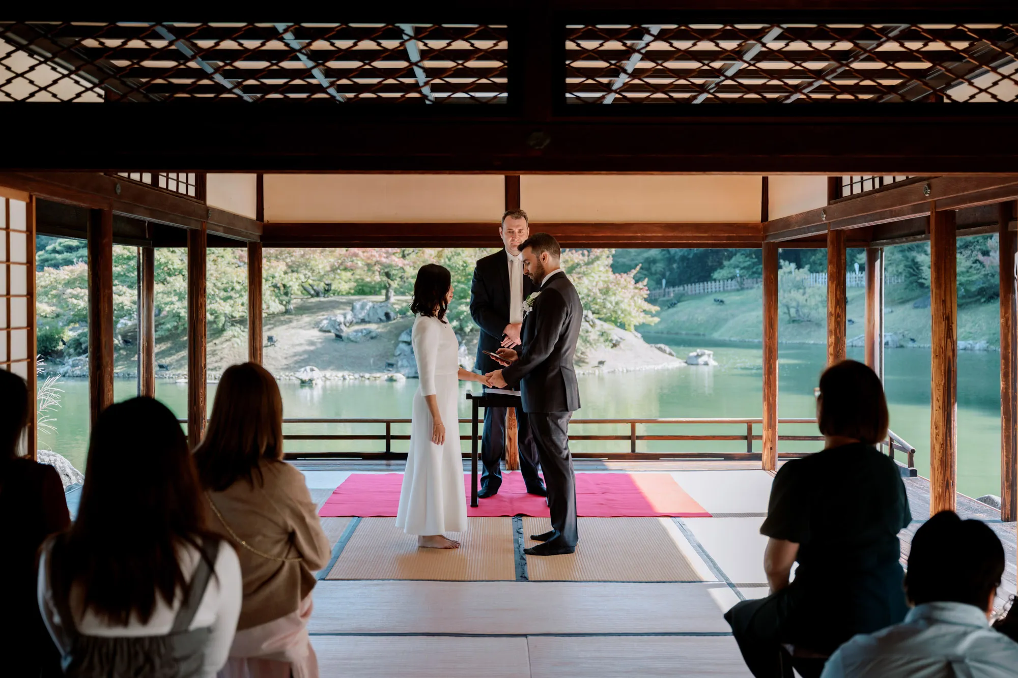 Japan elopement wedding ceremony photography — Japan Serenity couple portrait